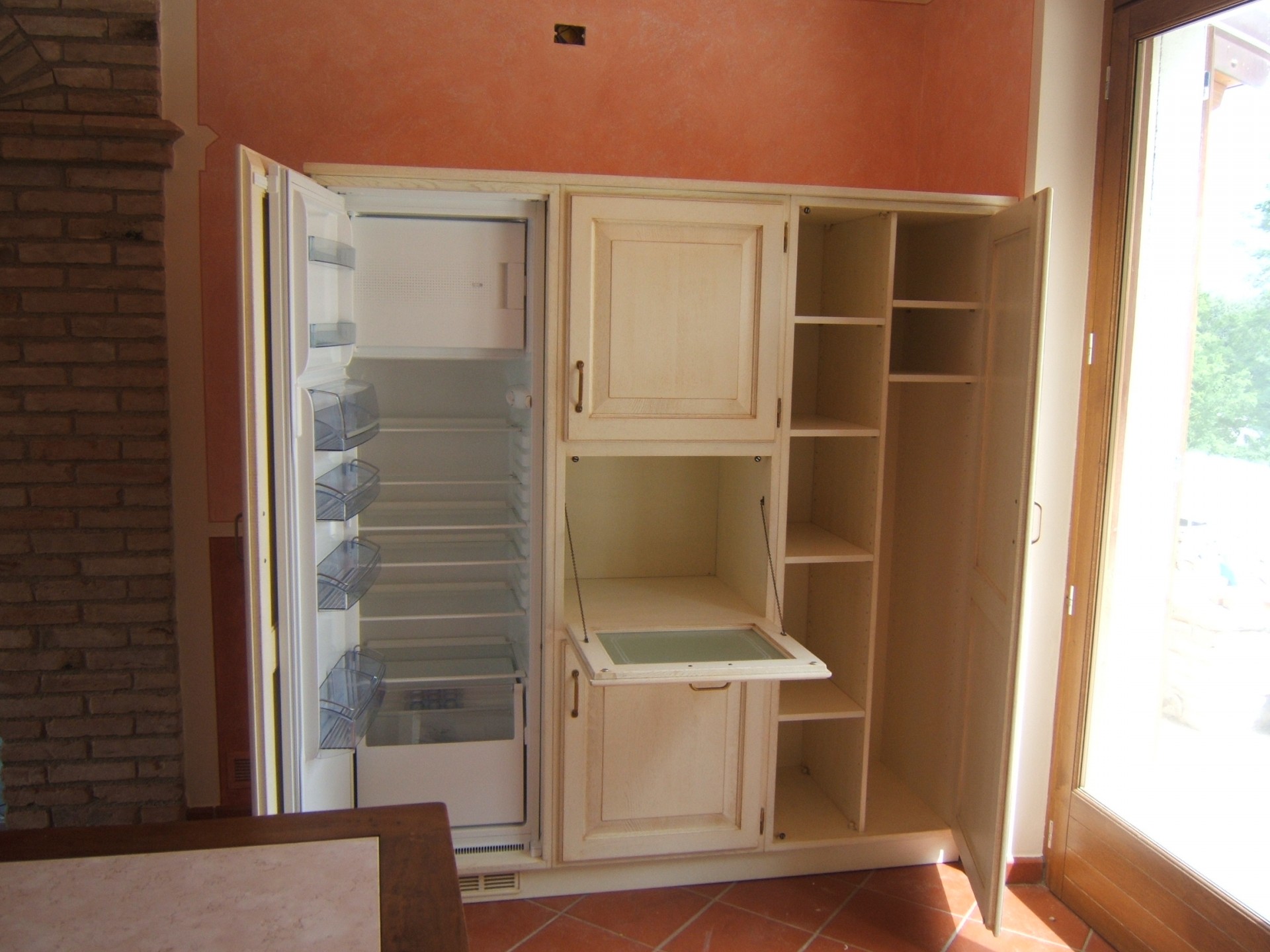 Cucina country '800 costruita artigianalmente su misura in legno ...