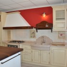 Cucina country in rovere laccato