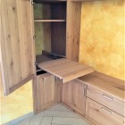 Libreria in legno di rovere