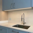 Cucina artigianale in legno laccato