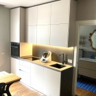 Cucina artigianale in legno laccato