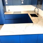 Cucina artigianale in legno laccato