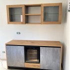 Cucina effetto cemento