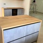Cucina in legno su misura