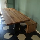 Tavolo in legno di olmo