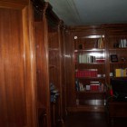 Boiserie in legno di mogano a Savona