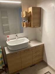 Mobile bagno in rovere