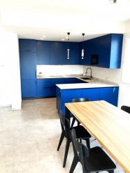 Cucina artigianale in legno laccato