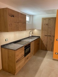 Cucina moderna in rovere naturale